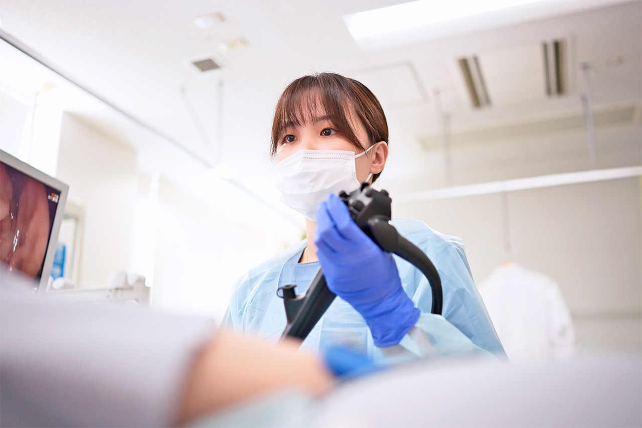 王医師による内視鏡検査