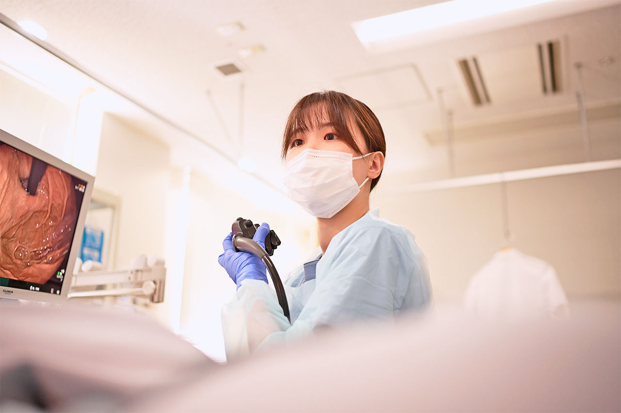 王医師による内視鏡検査