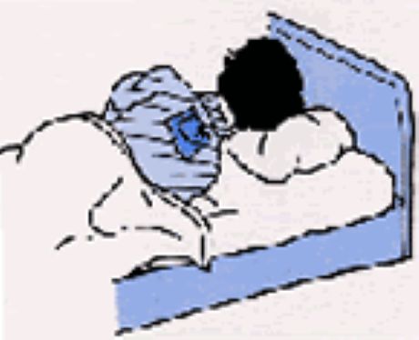 睡眠中の体位の工夫